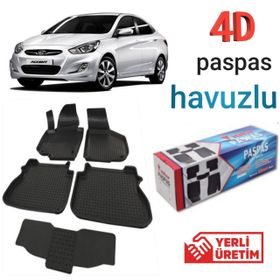 Hyundai Accent Blue 2010 Sonrası 4D Havuzlu Paspas
