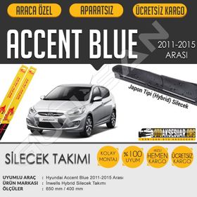 Hyundai Accent Blue 2011-2015 Muz Silecek Takımı
