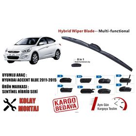 Hyundai Accent Blue 2011-2015 Silecek Takımı