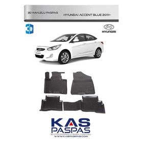 Hyundai Accent BLUE 2011 Model 3D Havuzlu Paspas