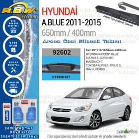 Hyundai Accent Blue RBW Hybrid 2011-2015 Silecek Takımı