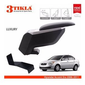 Hyundai Accent Era 2006 2012 Çelik Ayaklı Gri Siyah Kol Dayama Kolçağı