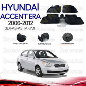 Hyundai Accent Era 2006-2012 Seti 3D Havuzlu Paspas