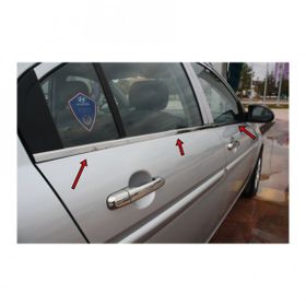 Hyundai Accent Era 2006 Üzeri 4 Parça Krom Cam Çıtası