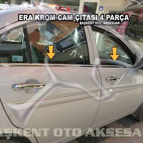 Hyundai Accent Era 2006 Üzeri 4 Parça Krom Cam Çıtası
