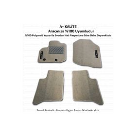 Hyundai Accent Era 3D Havuzlu Paspas BEJ ( KREM )