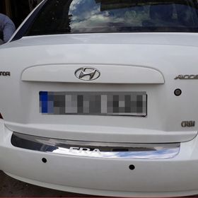 Hyundai Accent Era Arka Paslanmaz Çelik Krom Tampon Eşiği