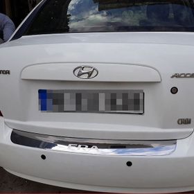 Hyundai Accent Era Arka Paslanmaz Çelik Krom Tampon Eşiği