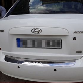 Hyundai Accent Era Arka Paslanmaz Çelik Krom Tampon Eşiği