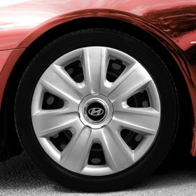 Hyundai Amblemli Gri 4'lü Takım 107 13 İnç Jant Kapağı