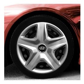 Hyundai Amblemli Gri 4'lü Takım 119 15 İnç Jant Kapağı