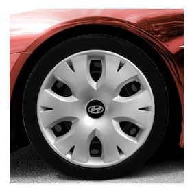 Hyundai Amblemli Gri 4'lü Takım 141 15 İnç Jant Kapağı