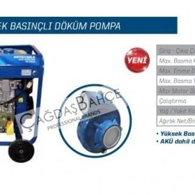 Hyundai DHYD80LE 3 İnch Dizel Marşlı Yüksek Basınç Su Motoru
