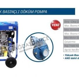 Hyundai DHYD80LE 3 İnch Dizel Marşlı Yüksek Basınç Su Motoru