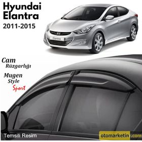 Hyundai Elantra 2011-2015 Mugen Cam Rüzgarlığı