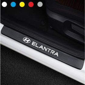 Hyundai Elantra 4 Adet Karbon Kapı Eşiği Sticker