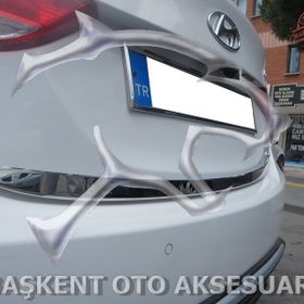 Hyundai Elantra Formlu 2011-2015 Krom Bagaj Alt Çıtası