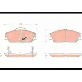 Hyundai GDB3331 Getz 13 15 Accent1 3 15 Ön Disk Balata