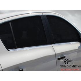 Hyundai Getz 2002-2011 6 Parça Krom Cam Çıtası