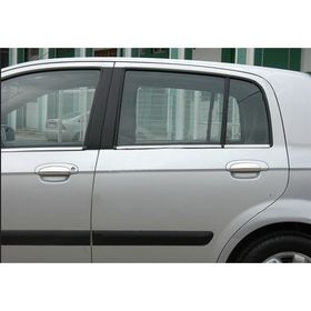 Hyundai Getz 2002-2011 6 Parça Paslanmaz Çelik Cam Çıtası