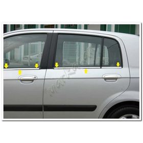 Hyundai Getz 2002-2011 6 Parça Paslanmaz Çelik Cam Çıtası