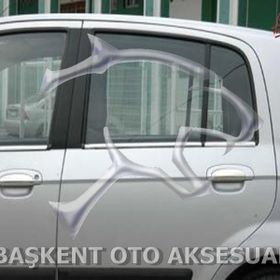Hyundai Getz 2002 Üzeri 6 Parça Krom Cam Çıtası
