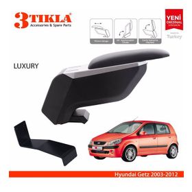 Hyundai Getz 2003 2012 Çelik Ayaklı Gri Siyah Kol Dayama Kolçağı