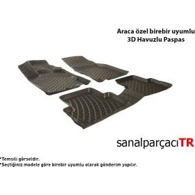 Hyundai Getz 2005 Model 3D Havuzlu Paspas