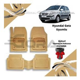 Hyundai Getz Havuzlu Paspas Kauçuk Bej
