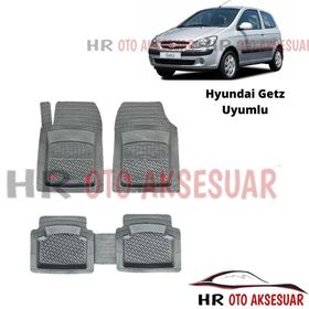 Hyundai Getz Havuzlu Paspas Kauçuk Gri