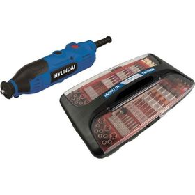 Hyundai HGRV187 135W 187 Parça 345x225x125 mm Mini Taşlama Gravür Seti