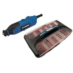 Hyundai HGRV187 135W 187 Parça 345x225x125 mm Mini Taşlama Gravür Seti
