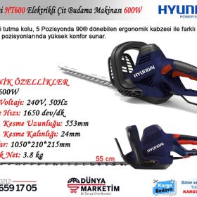 Hyundai HT600 Elektrikli Çit Budama Makinası