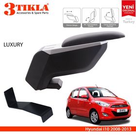 Hyundai İ10 2008 2013 Çelik Ayaklı Gri Siyah Kol Dayama Kolçağı