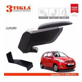 Hyundai İ10 2008 2013 Çelik Ayaklı Gri Siyah Kol Dayama Kolçağı