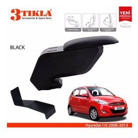 Hyundai İ10 2008 2013 Çelik Ayaklı Siyah Kol Dayama Kolçağı