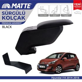 Hyundai İ10 2013 2019 Çelik Ayaklı Siyah Kol Dayama Kolçağı