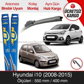 Hyundai İ10 RBW 2008-2015 Muz Silecek Takımı