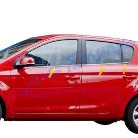 Hyundai I20 2008 2012 Paslanmaz Çelik 6 Parça Krom Cam Çıtası