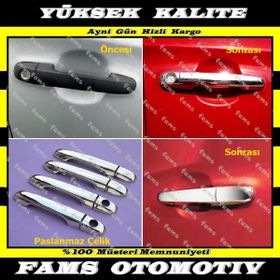 Hyundai İ20 2008 2014 4 Kapı Krom Kapı Kolu