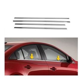 Hyundai İ20 2008-2014 Paslanmaz Çelik 4 Parça Krom Cam Çıtası