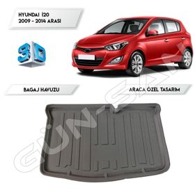 Hyundai İ20 2009-2014 Arası 3d Bagaj Havuzu