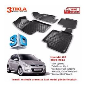 Hyundai İ20 2009-2014 Seti 3D Havuzlu Paspas