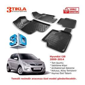 Hyundai İ20 2009-2014 Seti 3D Havuzlu Paspas