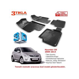 Hyundai İ20 2009-2014 Seti 3D Havuzlu Paspas