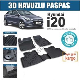Hyundai İ20 2014 Sonrası 3D Havuzlu Paspas