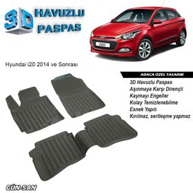 Hyundai İ20 2014 Sonrası 3D Havuzlu Paspas
