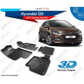 Hyundaı I20 2015 3D Havuzlu Paspas