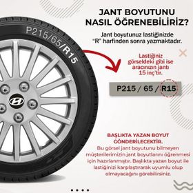 Hyundai İ20 Active 4'lü Takım Gri 3314 14 Inç Uyumlu Jant Kapağı