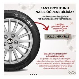 Hyundai İ20 Active 4'lü Takım Gri 3314 14 Inç Uyumlu Jant Kapağı
